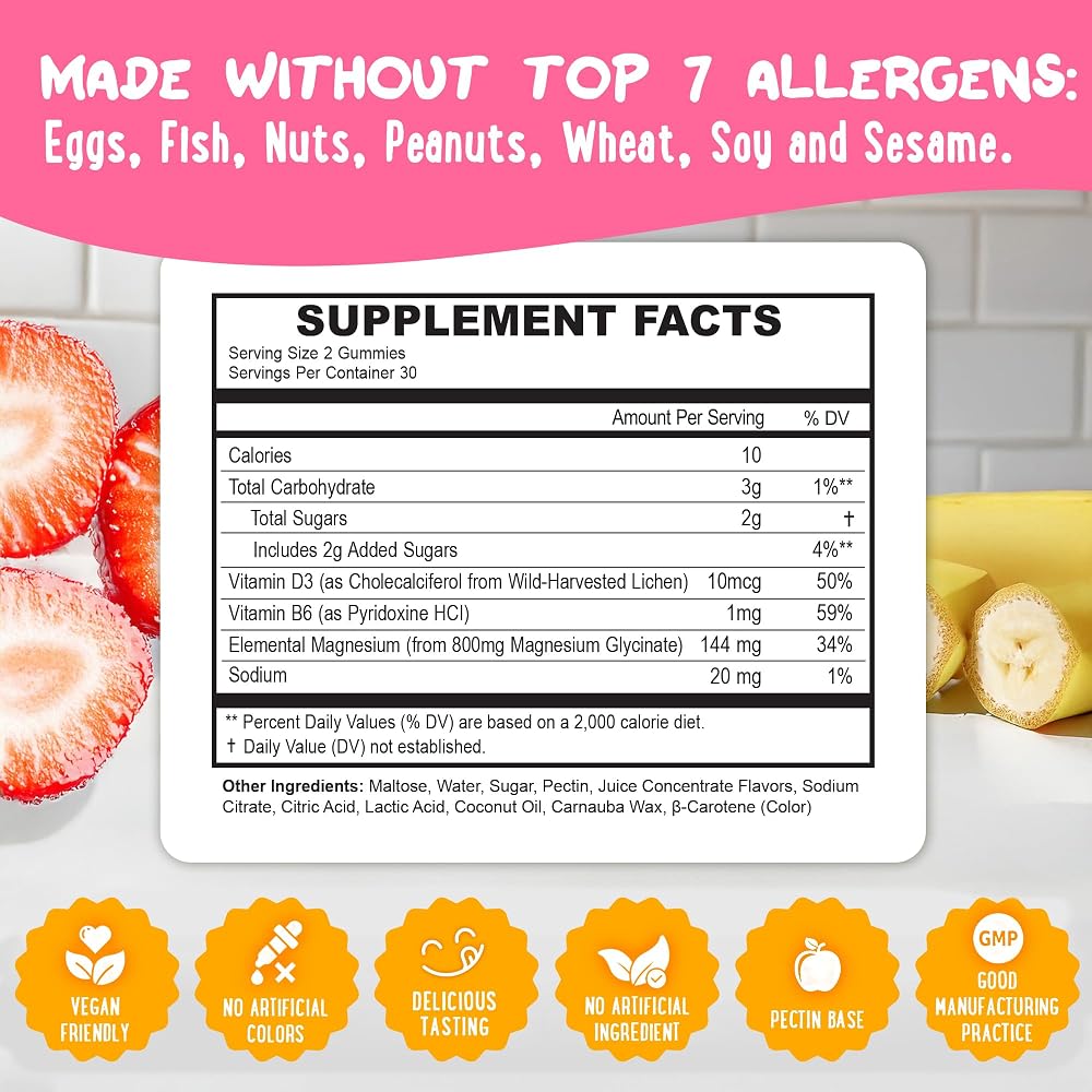 OH MY CHEWY Center-Filled Magnesium Glycinate Gummies - High