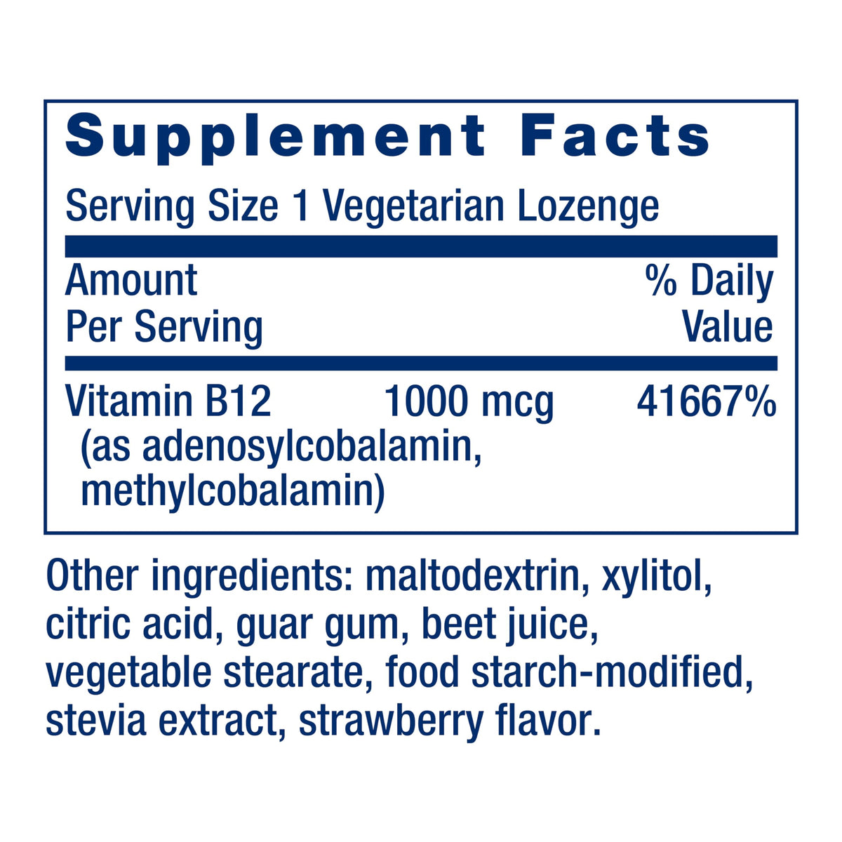 Life Extension B12 Elite Brain Health - 60 Lozenges - image 3