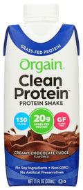 Orgain Whey Protein Shake Chocolate Fudge - 11 oz