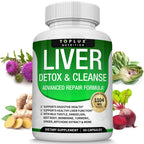 Toplux Liver Cleanse Detox & Repair Formula Liver Detox Supplement
