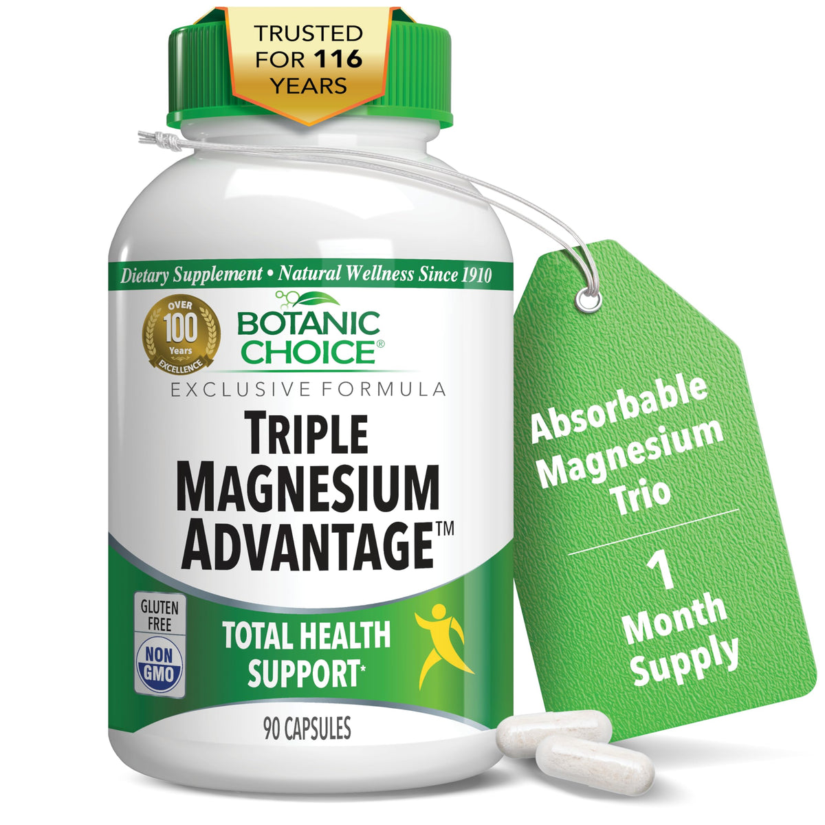 Botanic Choice Triple Magnesium Advantage - 90 Capsules