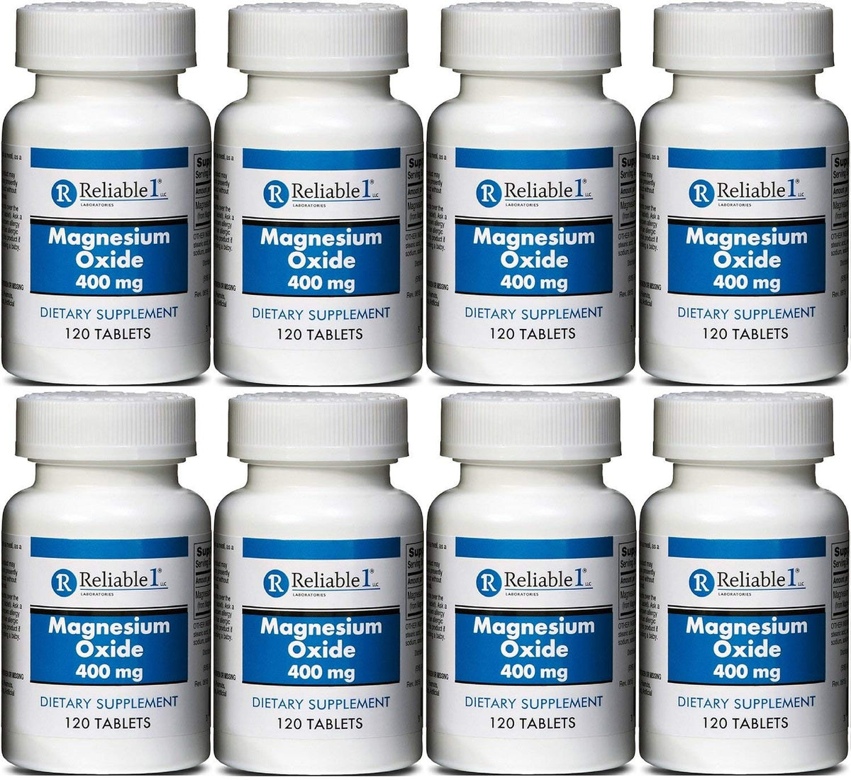 Reliable-1 Laboratories Magnesium Oxide 400 mg - 960 Tablets