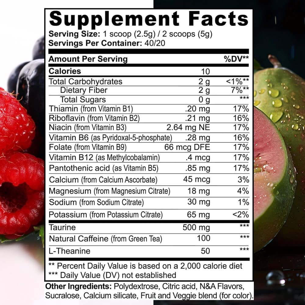 Sampuraka Guava & Berry Workout Powder Sugar-Free - 6 oz - image 4