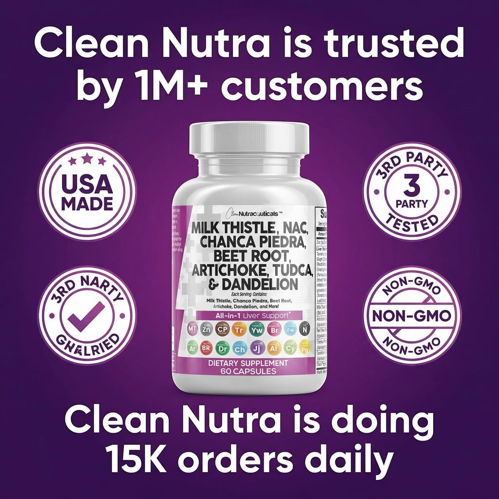 Clean Nutraceuticals Liver Depend Milk Thistle NAC - 60 Capsules - image 7