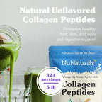 Nunaturals Collagen Peptides Powder Type I & III - 5 lb - image 2