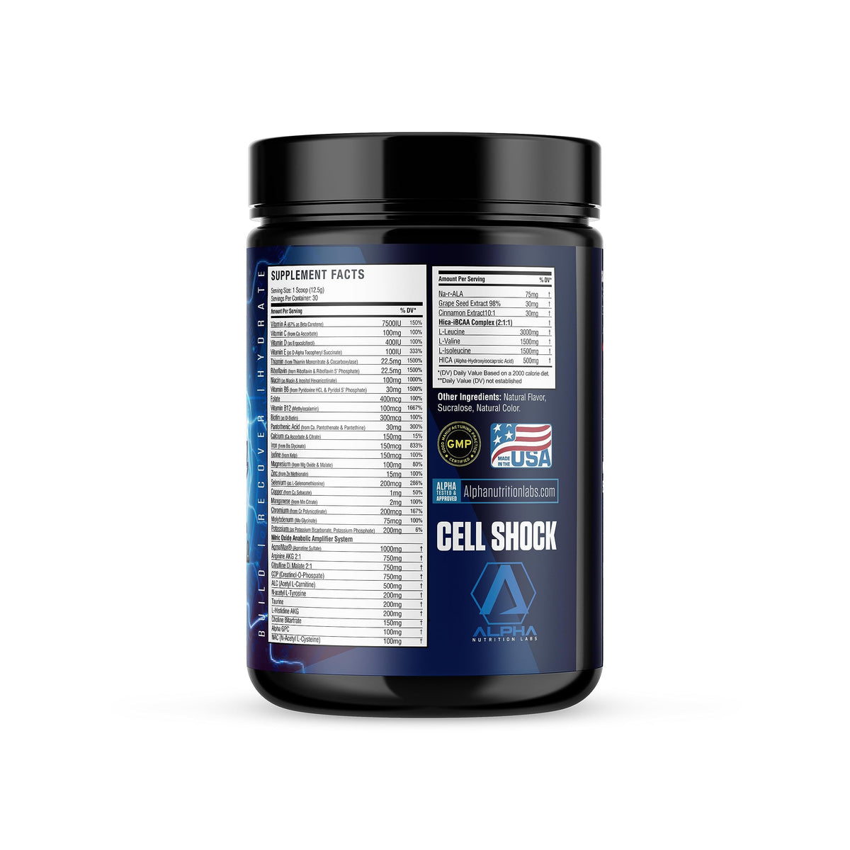 Alpha Nutrition Labs Cell Shock Post/Intra Workout Supplement