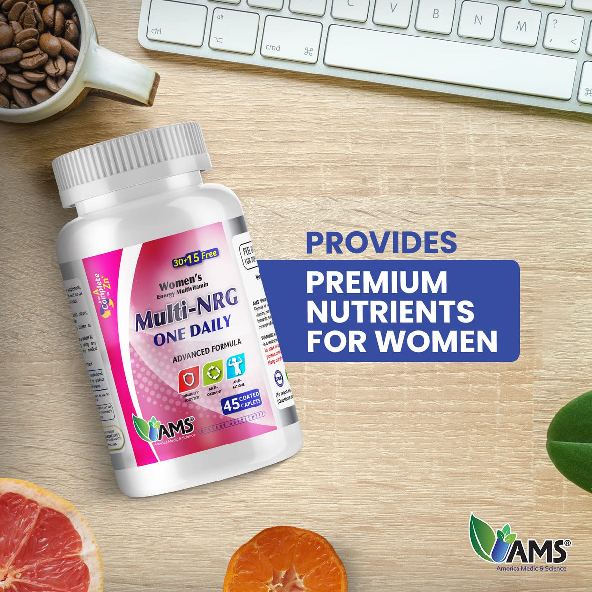 America Medic & Science Women's Multivitamin - 45 Caplets - image 3