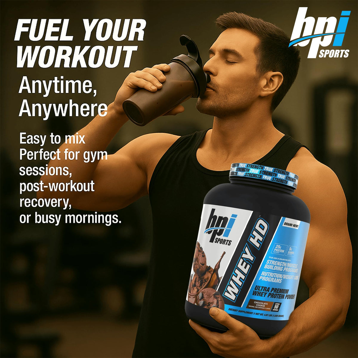 BPI Sports Whey Hd Ultra Premium Protein Powder