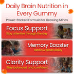 Therefore Max Focus Junior Omega-3 DHA Gummies for Kids - 60 Gummies - image 5