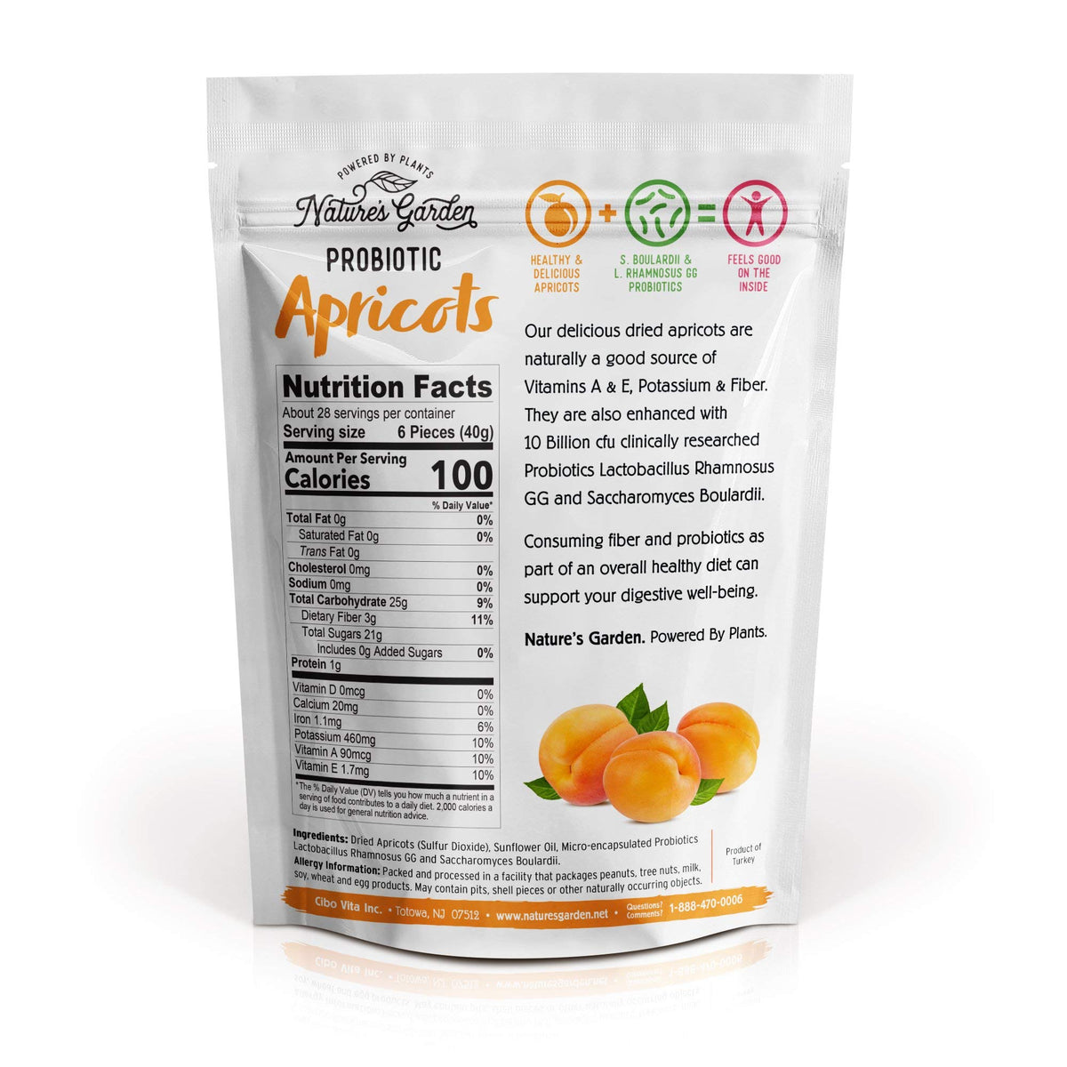 Nature's Garden Probiotic Apricot Dried Fruit - 40 oz - image 3