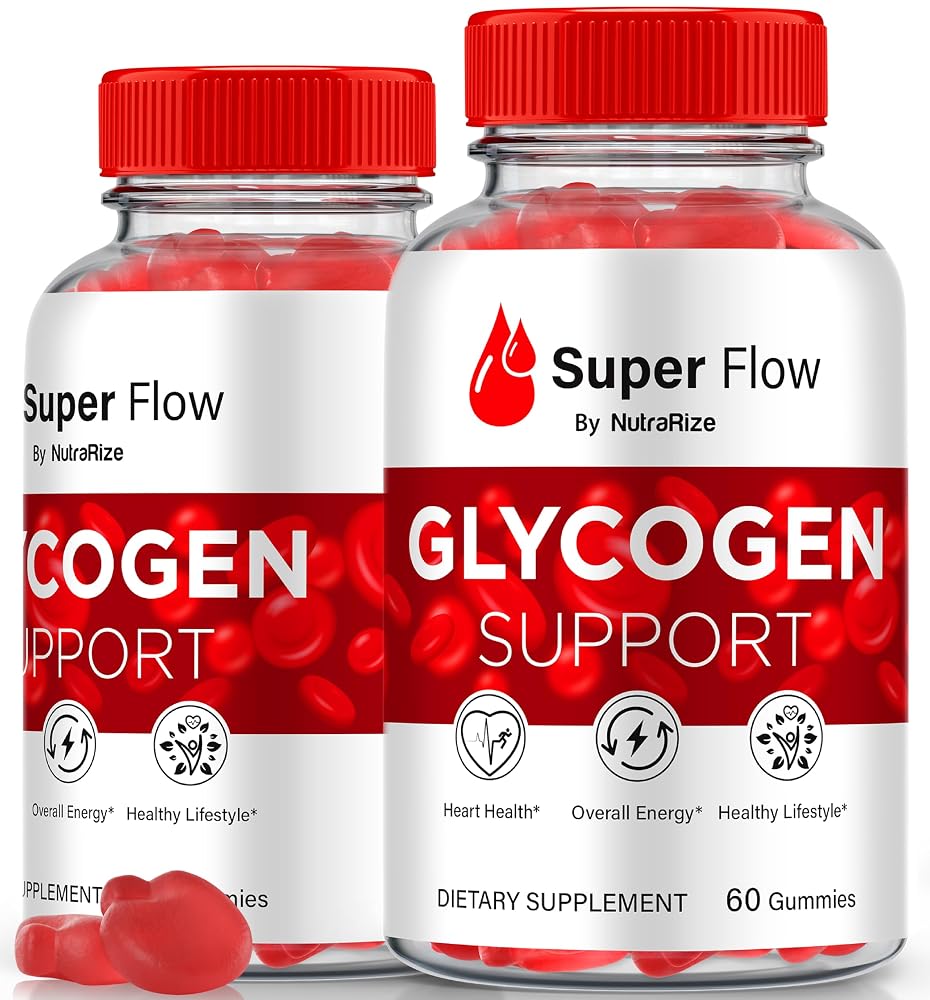 NutraRize Super Flow Glycogen Support Gummies - 120 Gummies