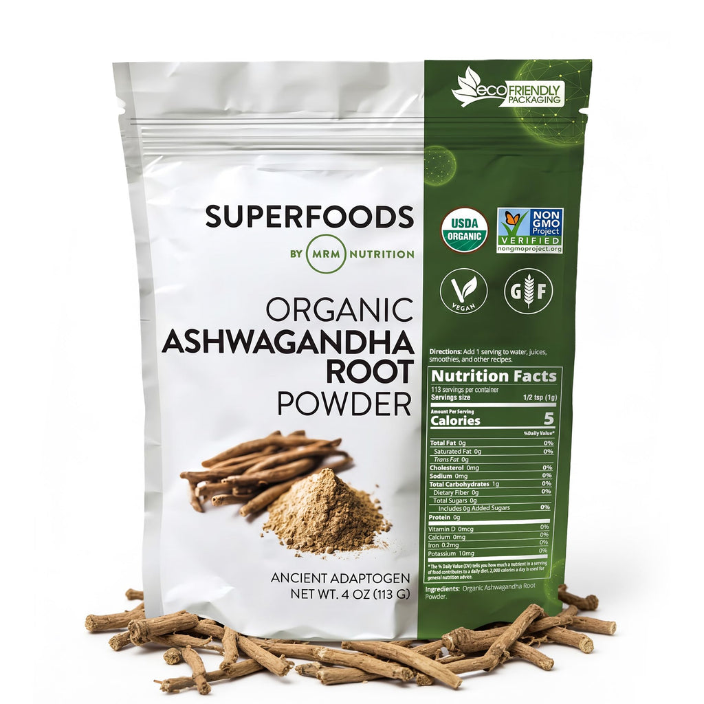 MRM Organic Ashwagandha Root Powder - 113 Servings