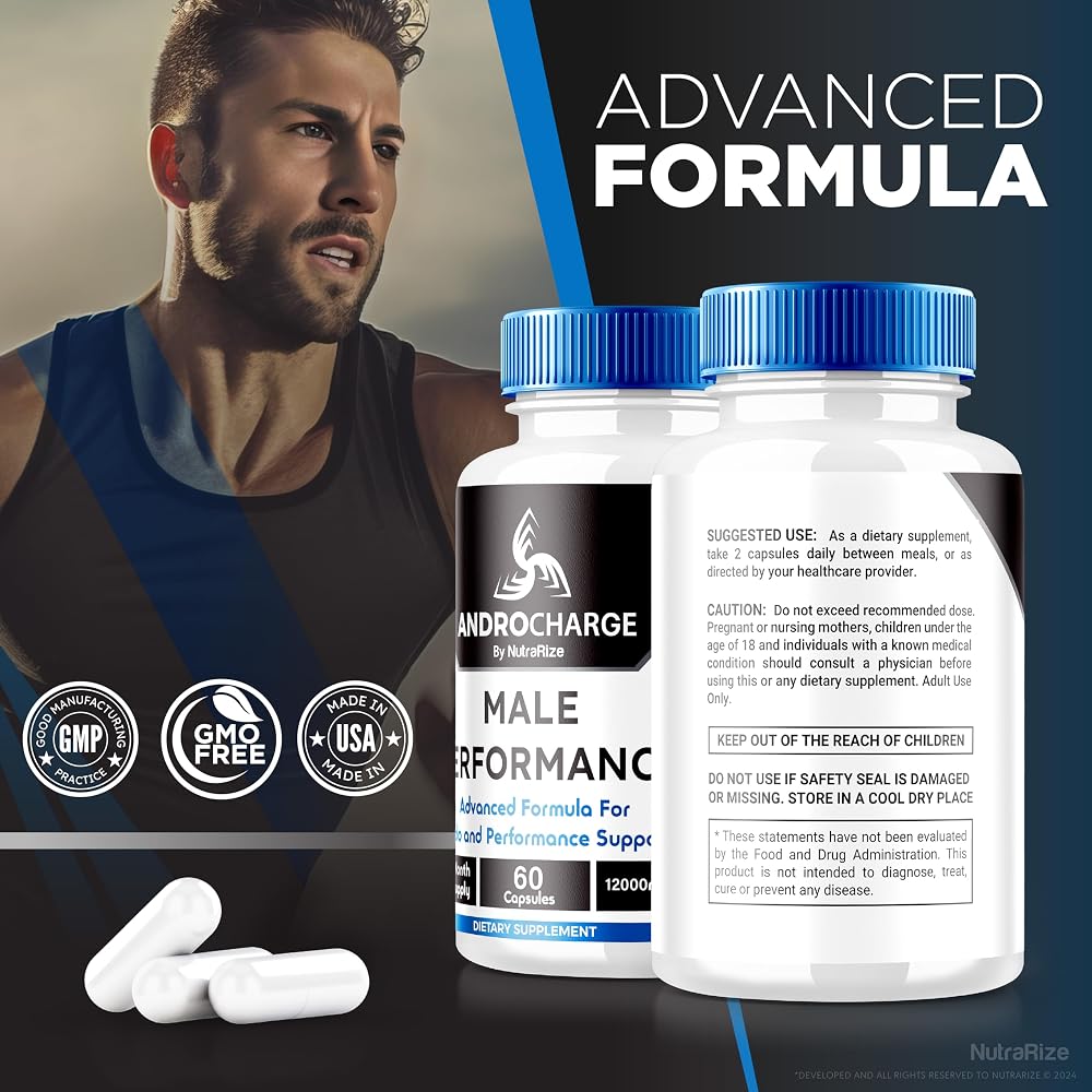 NutraRize AndroCharge Multivitamin for Men - 120 Capsules - image 7