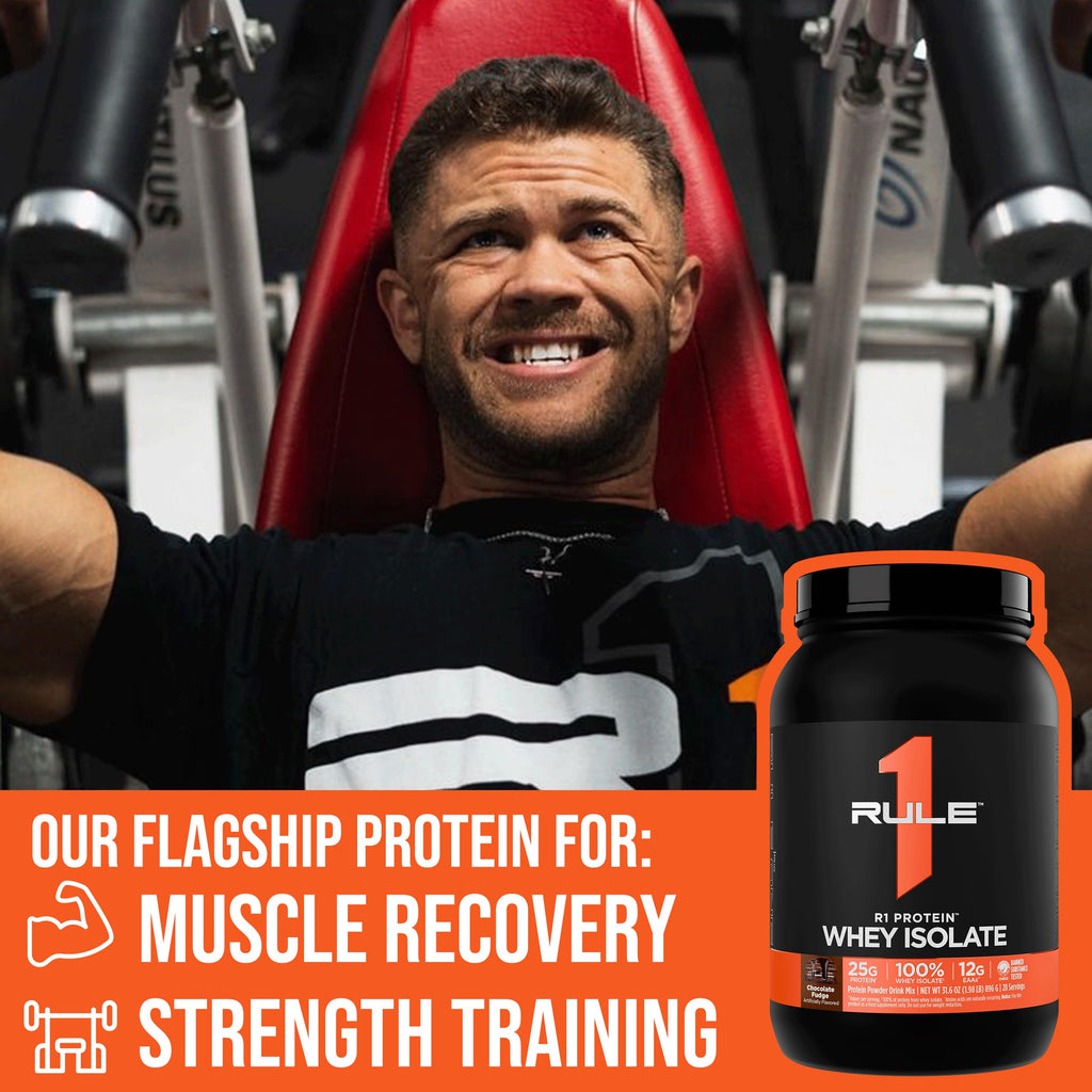 Rule 1 R1 Protein Whey Isolate - with 25g Protein & 6g BCAA