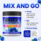 Morning Buzz Energy Drink Powder - Energy Boost Drink Mix