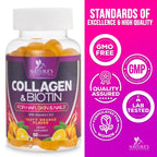 Nature's Nutrition Collagen Gummies - 2500mcg Biotin - Complete