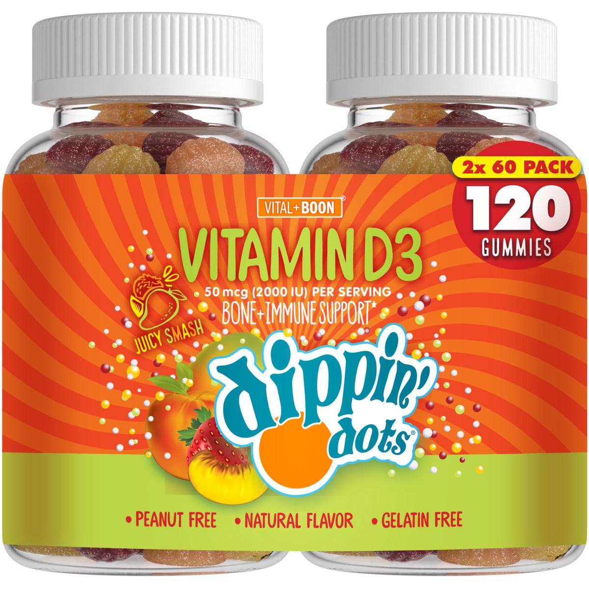 Vital+Boon Vitamin D3 Gummies