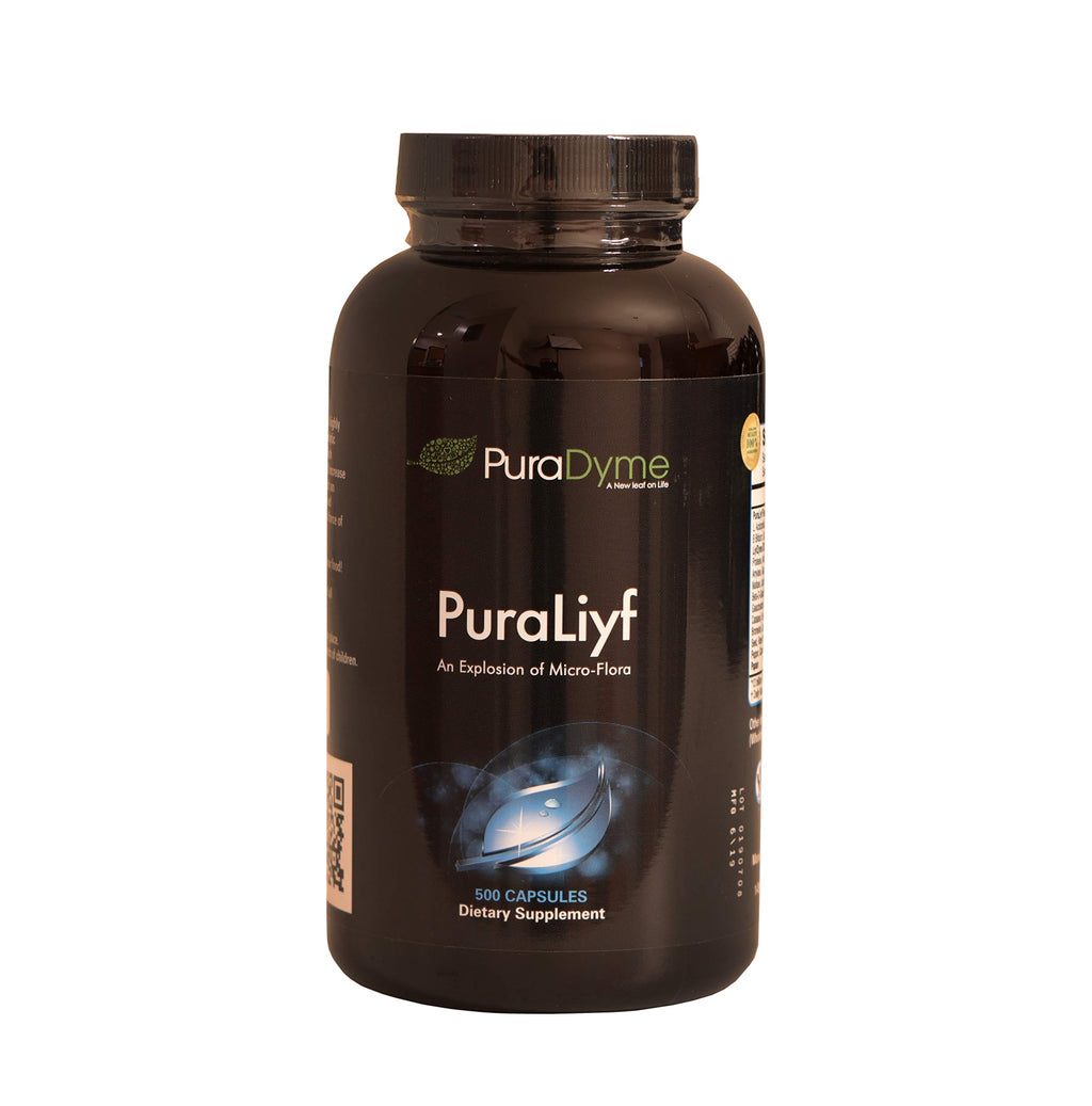PuraDyme PuraLiyf Probiotics Multi-Strain - 500 Capsules