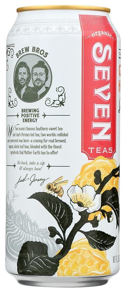Seven Teas Organic Golden Honey Green Tea - 16 Fl Oz - image 4