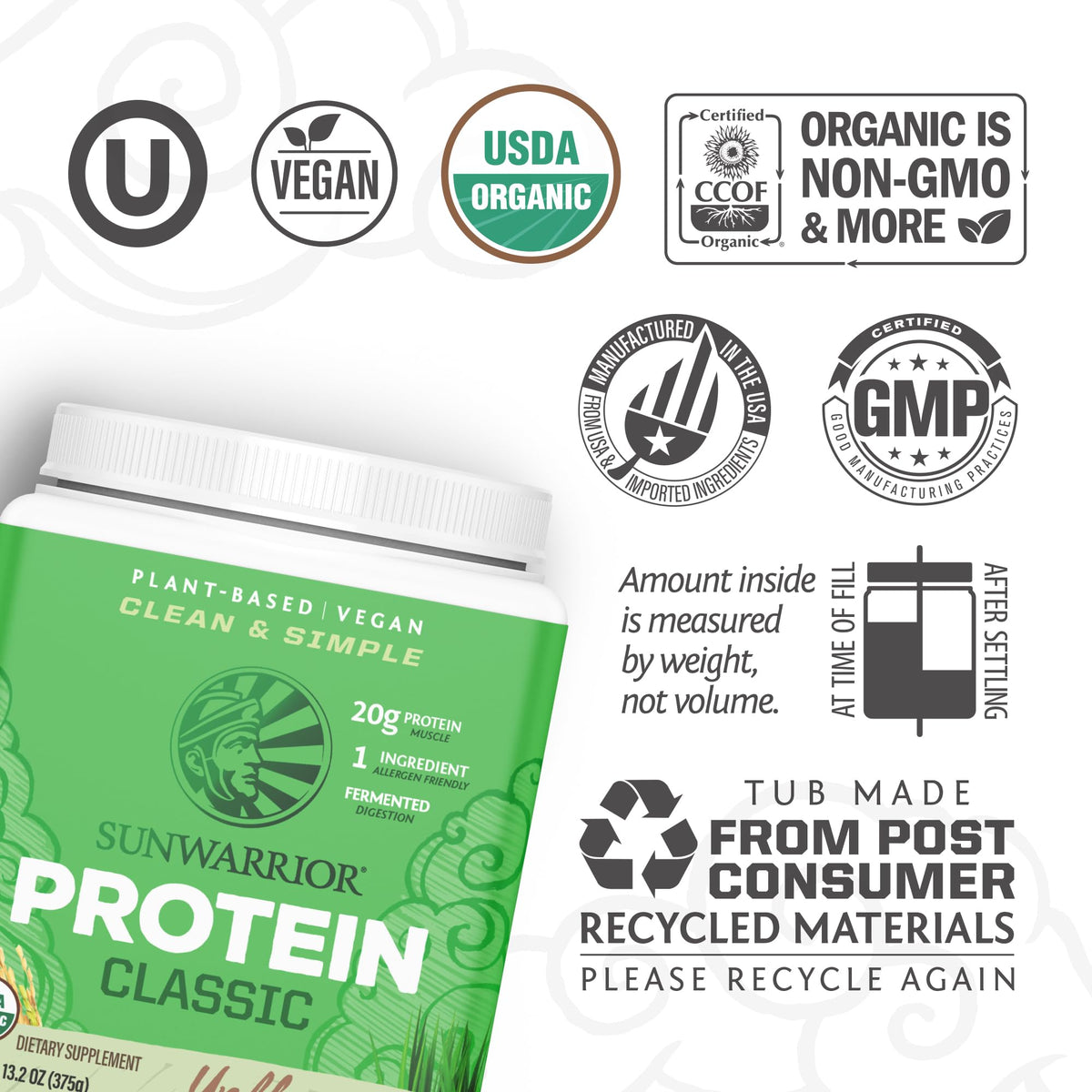Sunwarrior SUNWARRIOR Organic Protein