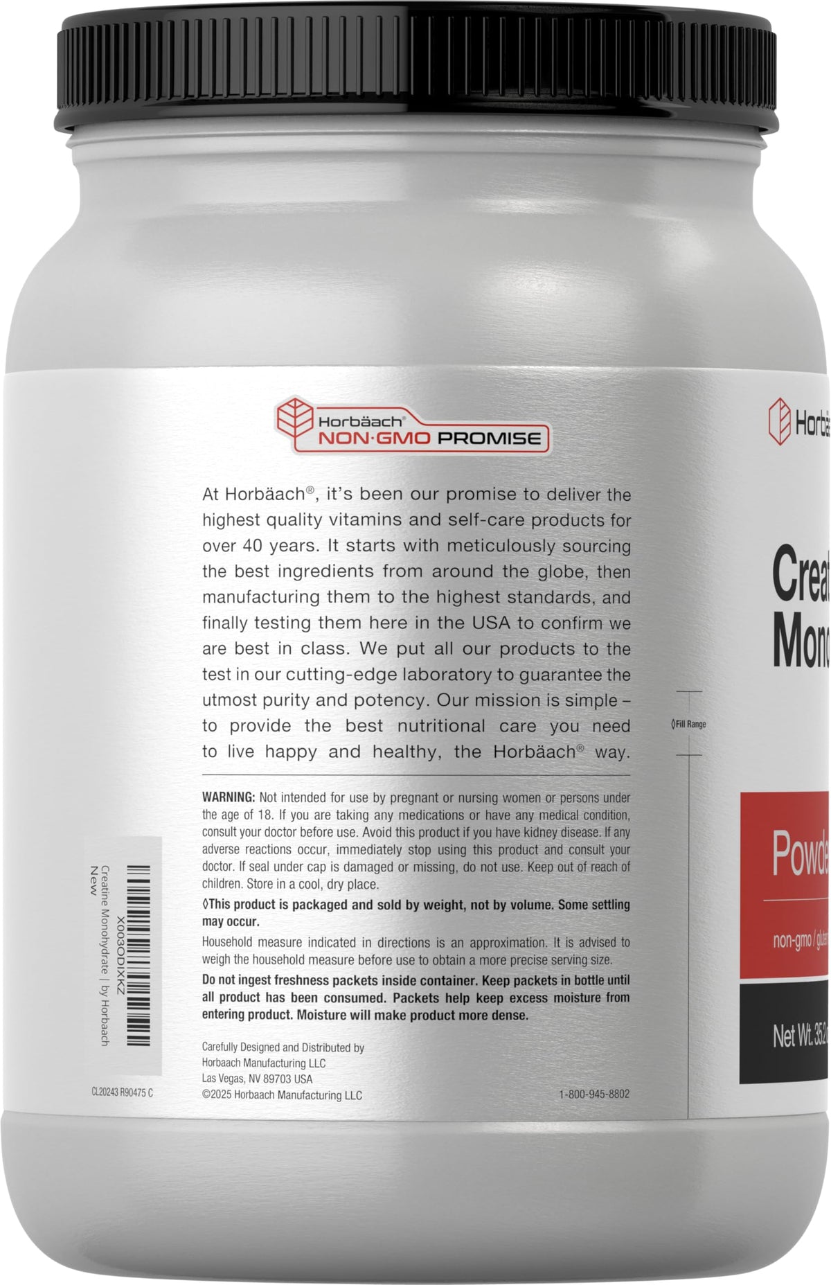 Horbäach Creatine Monohydrate - Parent