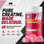 Limitless Pharma Pure Creatine Gummy Candy 5g - 180 Gummies - image 3