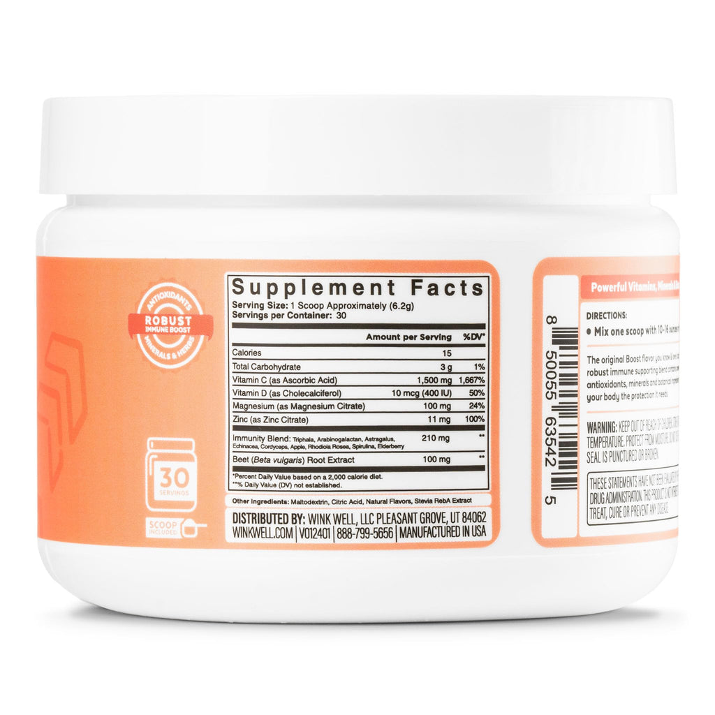 Wink Naturals Boost Vitamin C Powder Energy Drink - 30 Servings - image 2