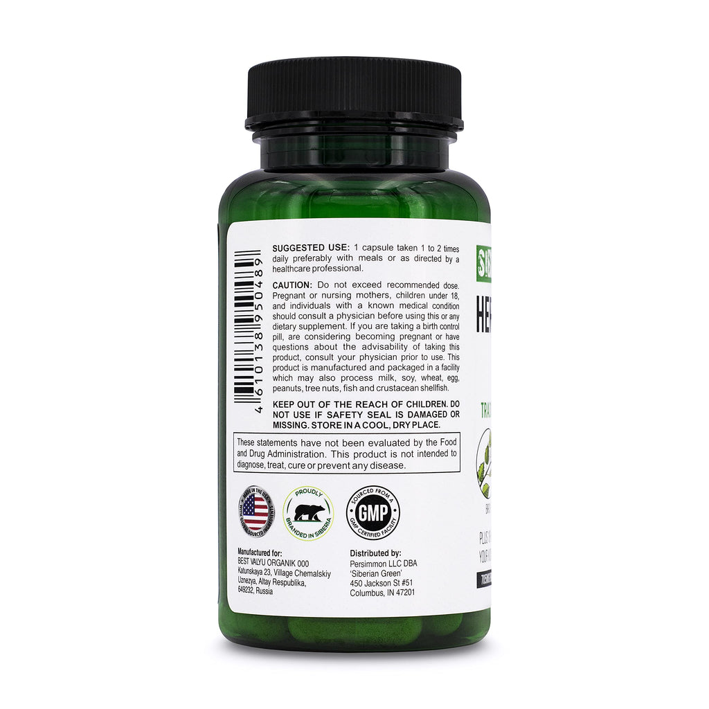 Siberian Green Herbal Kidney Detox 60 Capsules - image 4
