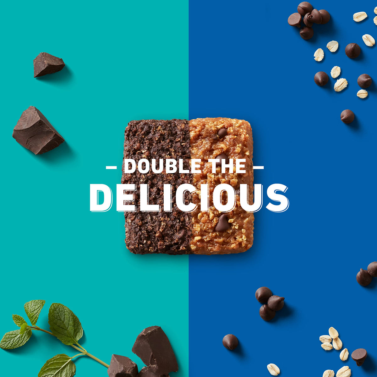CLIF Bar Duos Cool Mint Chocolate + Chocolate Chip Protein Bars - 7 Count - image 5