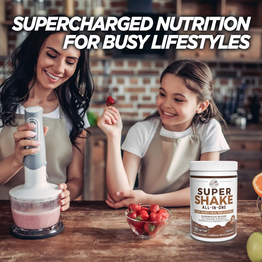 Country Farms All-in-One Super Shake Plant Protein Meal Replacement - image 4