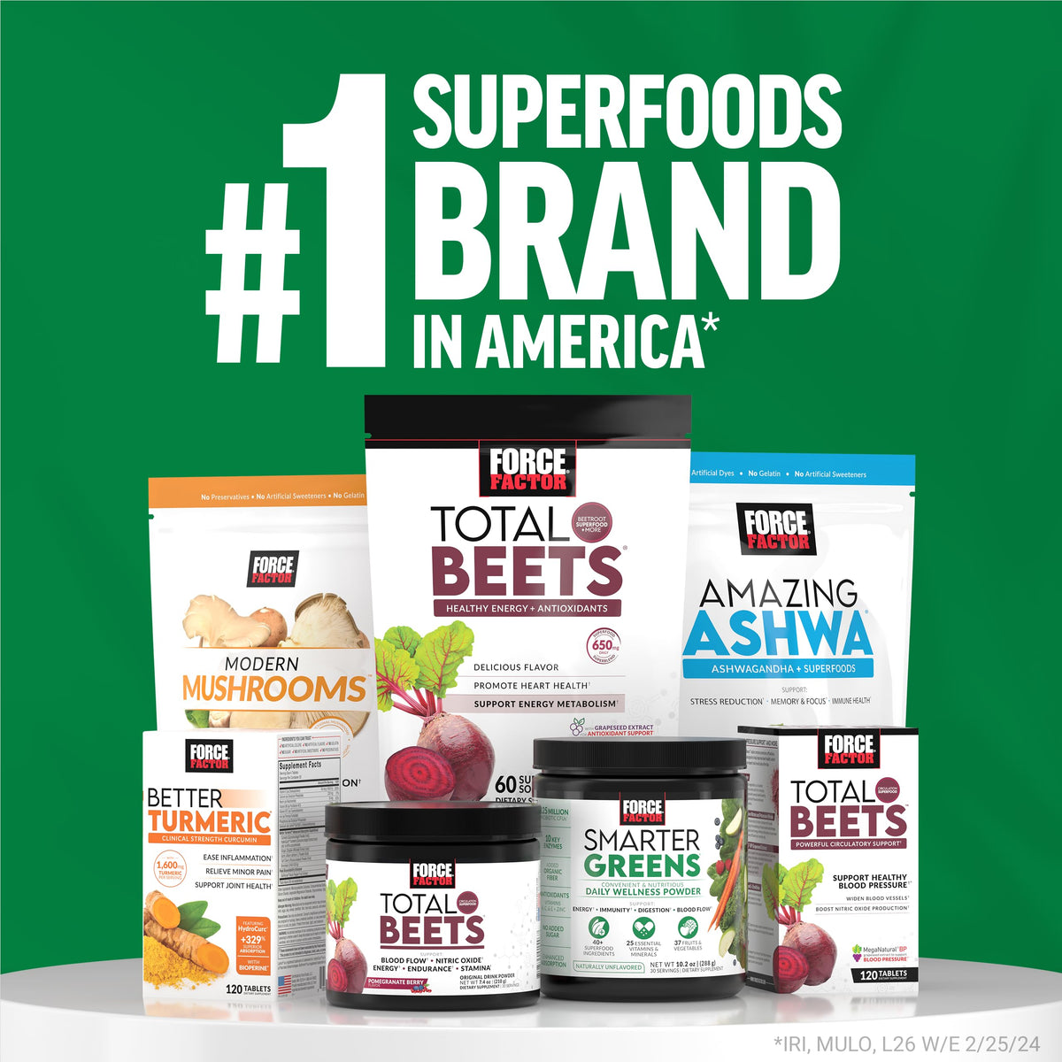 Force Factor Smarter Greens Superfoods Powder for Gut Health - 14.8 oz - image 8
