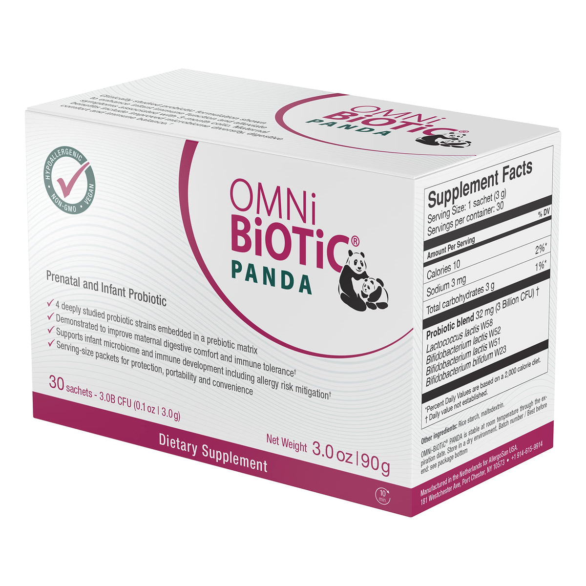 OMNi BiOTiC Panda Prenatal & Infant Probiotic Powder - 3 Ounce - image 5