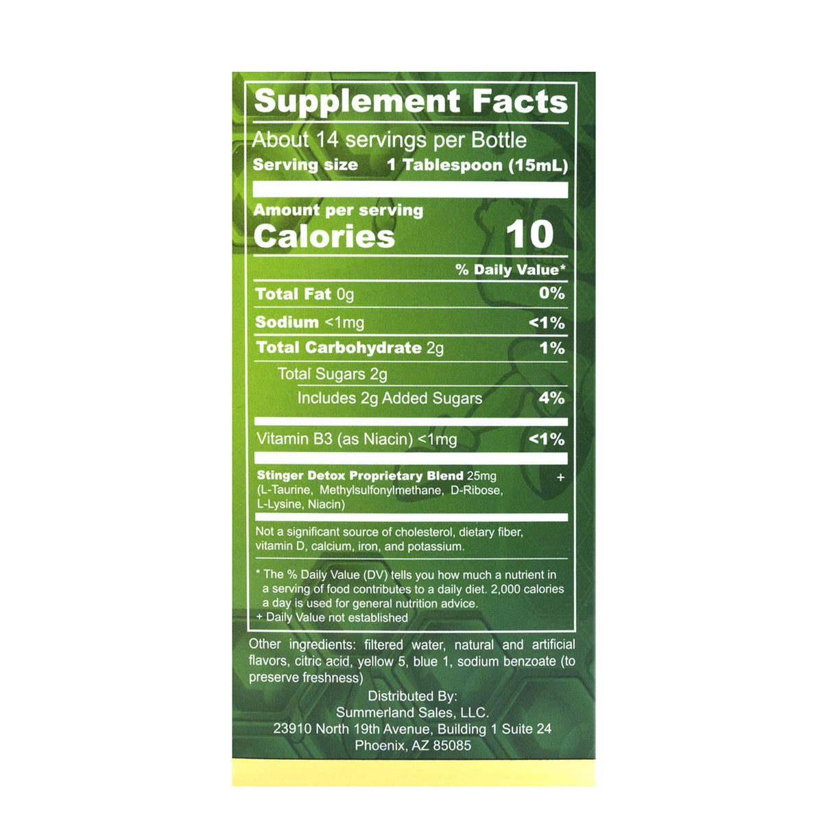 Stinger Detox 7-Day Permanent Drink Lime Flavor - 8 FL OZ - image 4