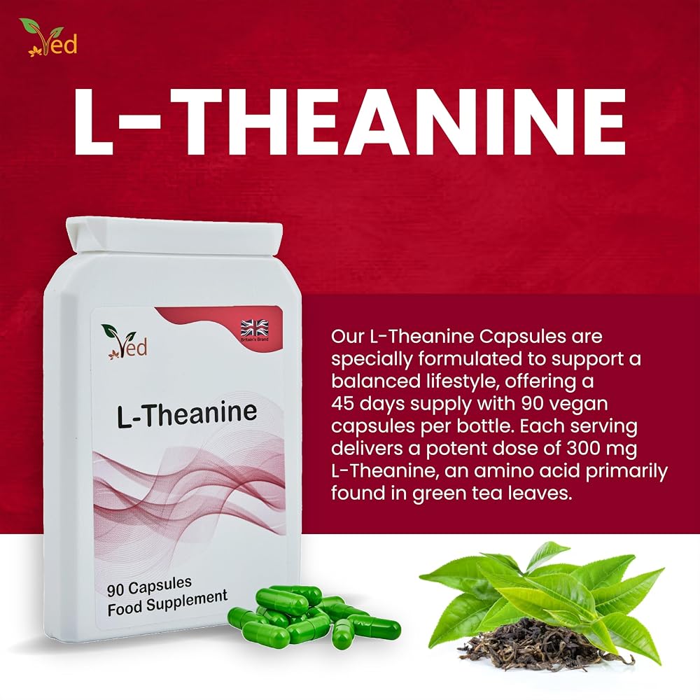 Ved L-Theanine 300 mg for Relaxation & Focus - 90 Capsules - image 5