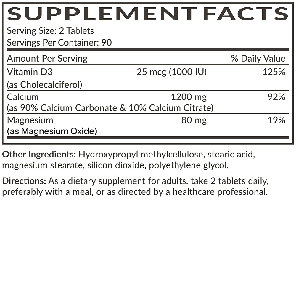 Futurebiotics Calcium 1200 MG Per Serving Sustained Release