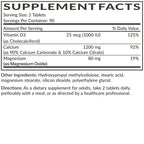 Futurebiotics Calcium 1200 MG Per Serving Sustained Release