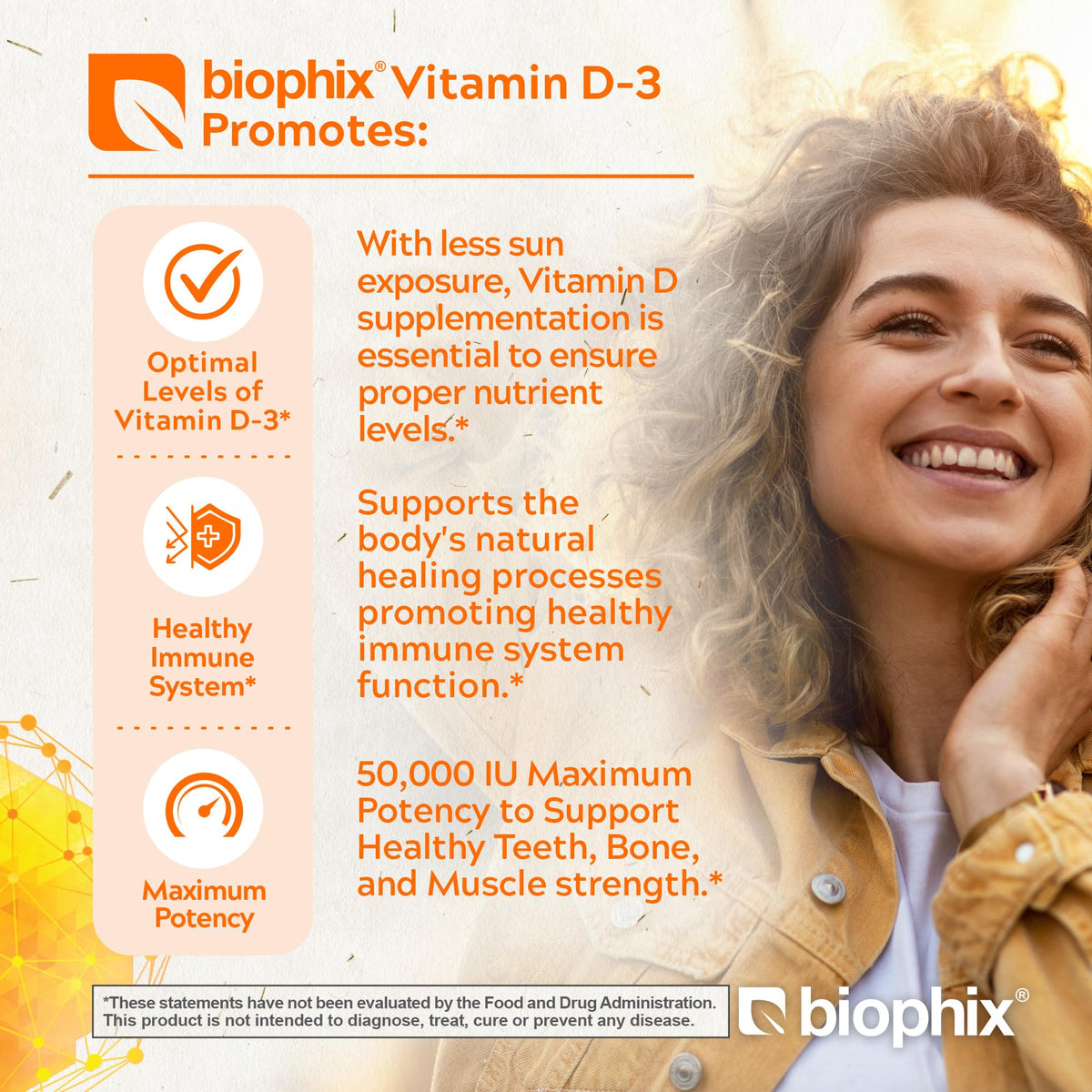 biophix Vitamin D3 5000 IU Softgels - 30 Count - image 2