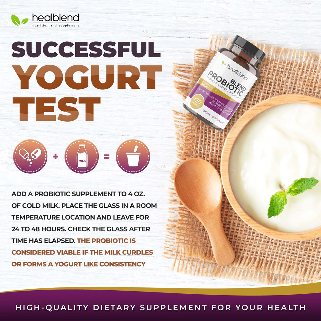 healblend Probiotic Caps Digestive Health & Immune Support - image 6
