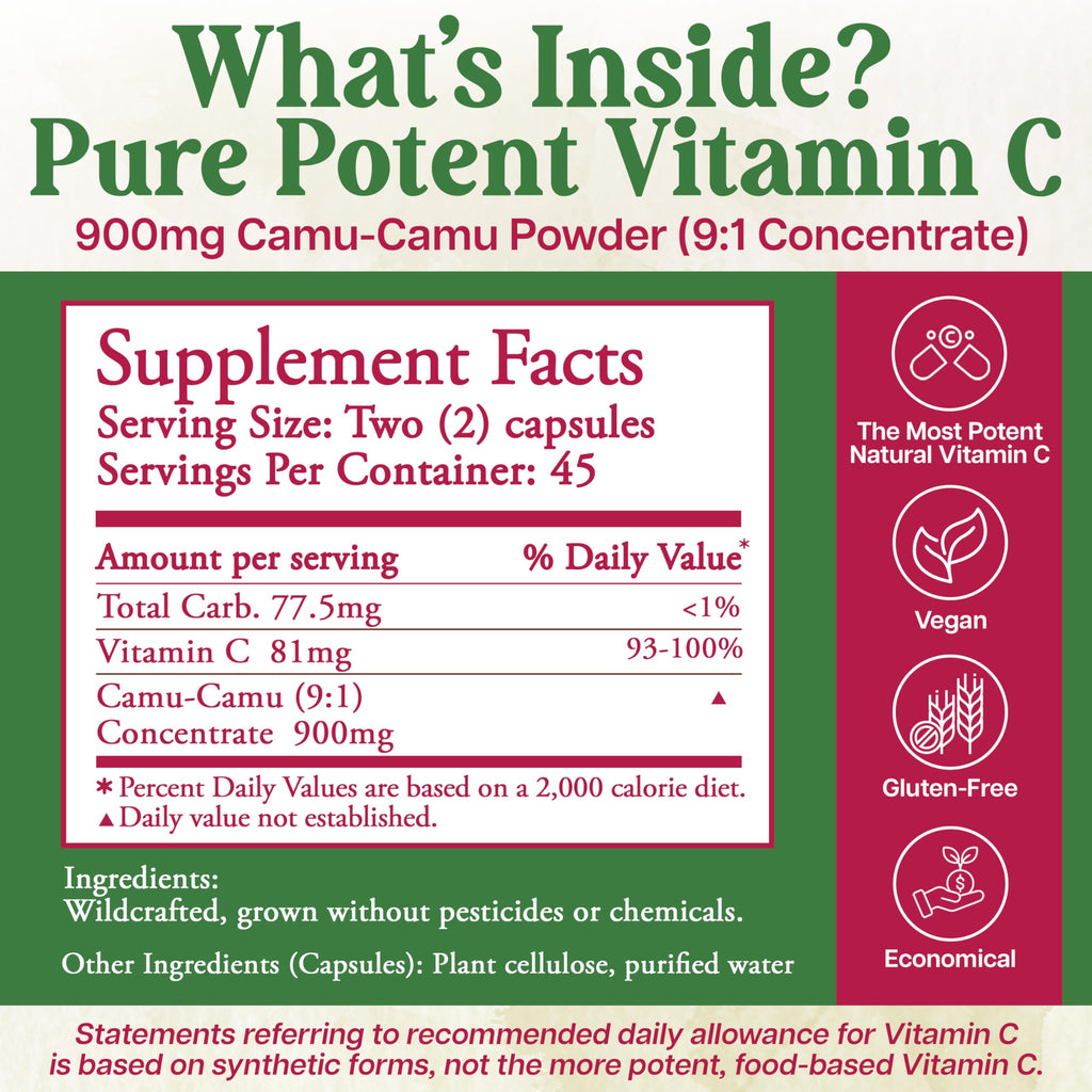 Whole World Botanicals Royal Camu-Camu Gel Capsules - 120 Count - image 3