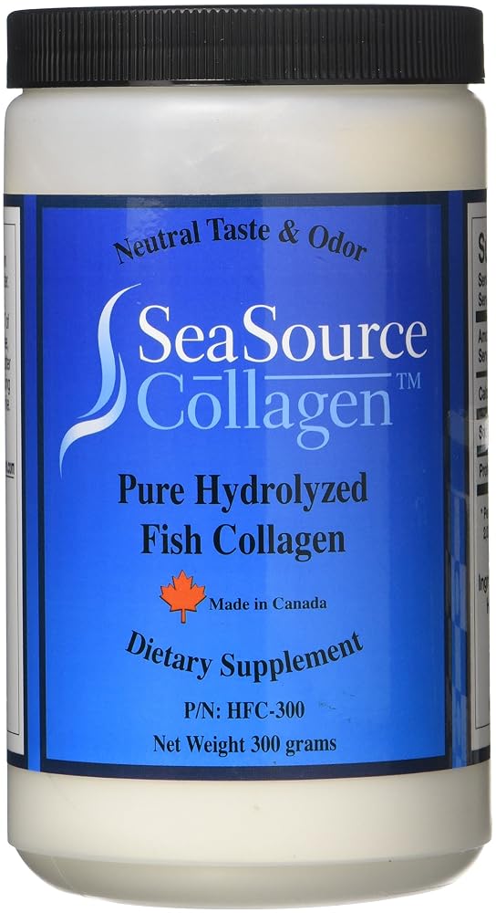 SeaSource Collagen Pure Hydrolyzed Fish Collagen Powder - 10.58 oz