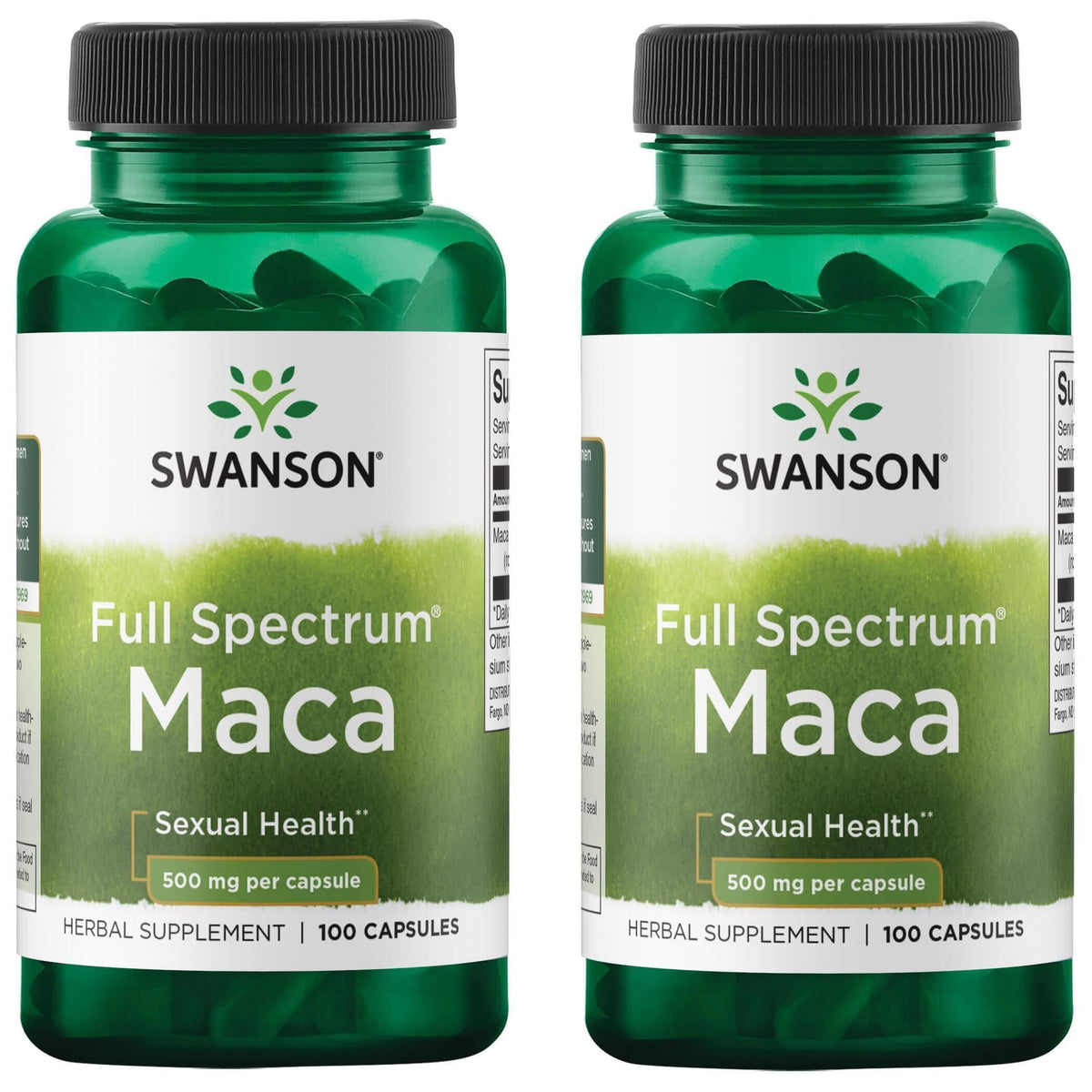 Swanson Maca 500 mg Vitality Support - 200 Capsules
