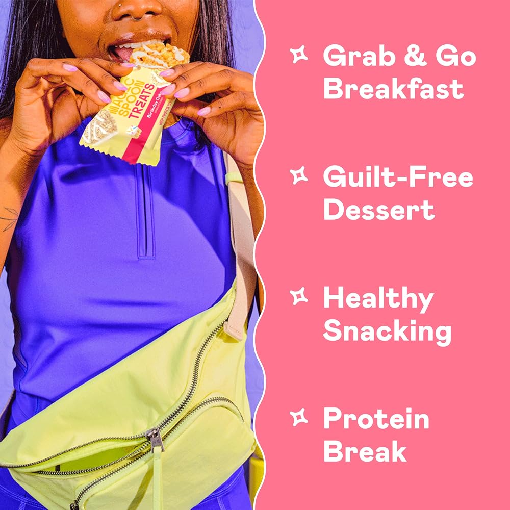 Magic Spoon Treats Birthday Cake High Protein Bar - 8 Bars - image 3