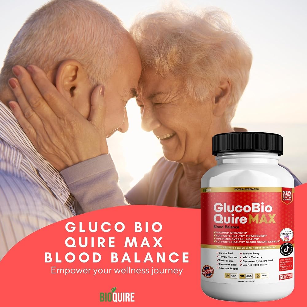 BIOQUIRE Gluco Bio Quire Max Blood Balance Ultra Dietary Supplement