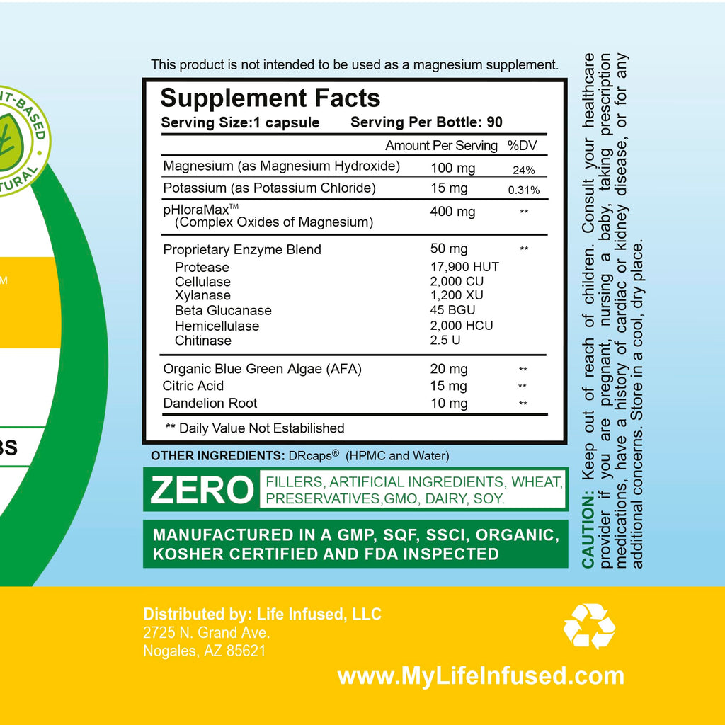 Life Infused Cleanse Plus Colon Cleanse - 90 Vegan Capsules - image 8