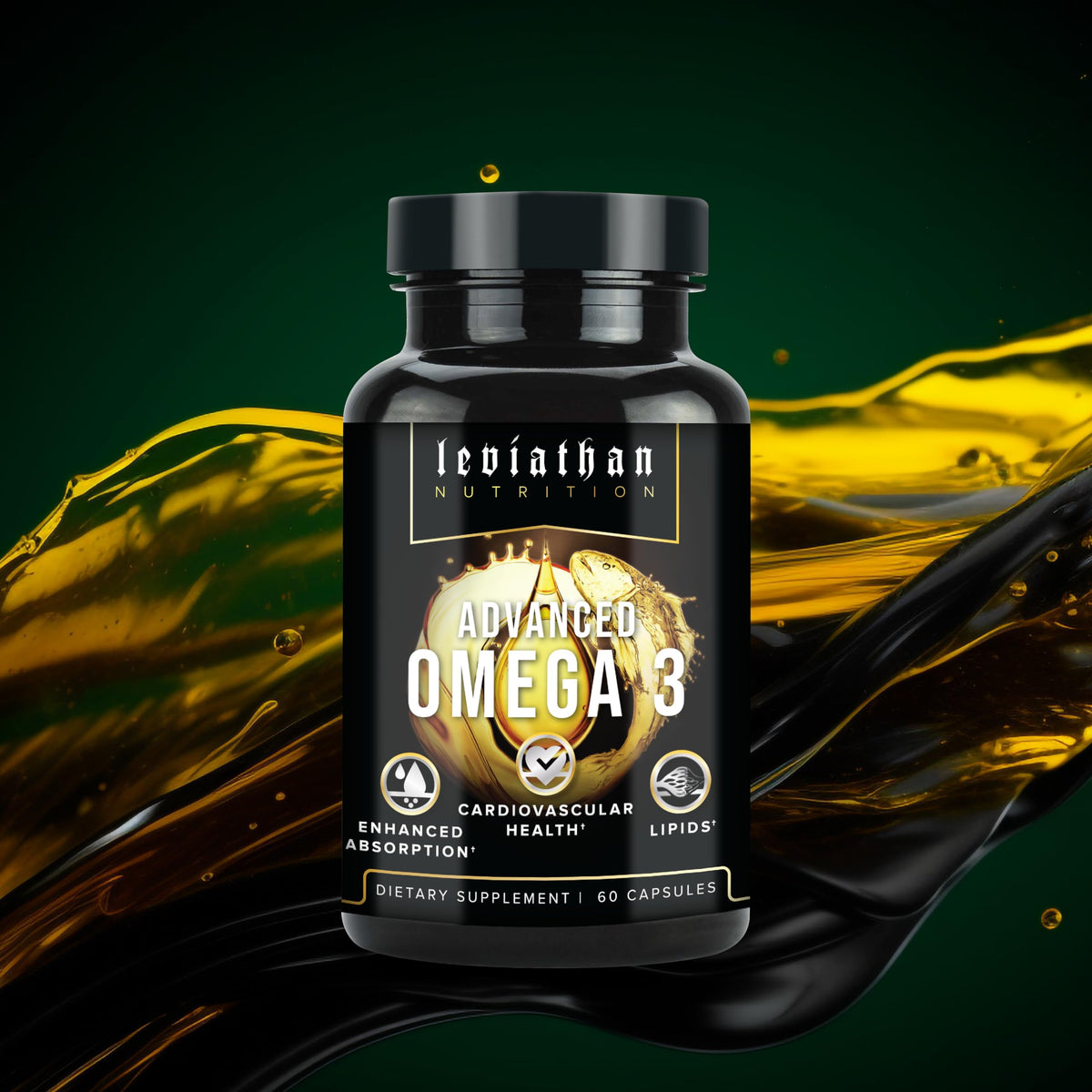 Leviathan Nutrition Omega 3 Fish Oil Capsules Heart & Brain Support - image 3