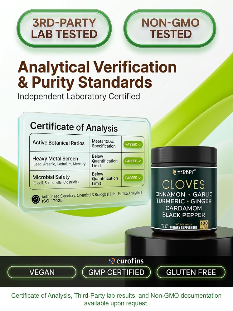 Herbpy 7in1 Clove Supplement 500mg - 100 Capsules - image 5