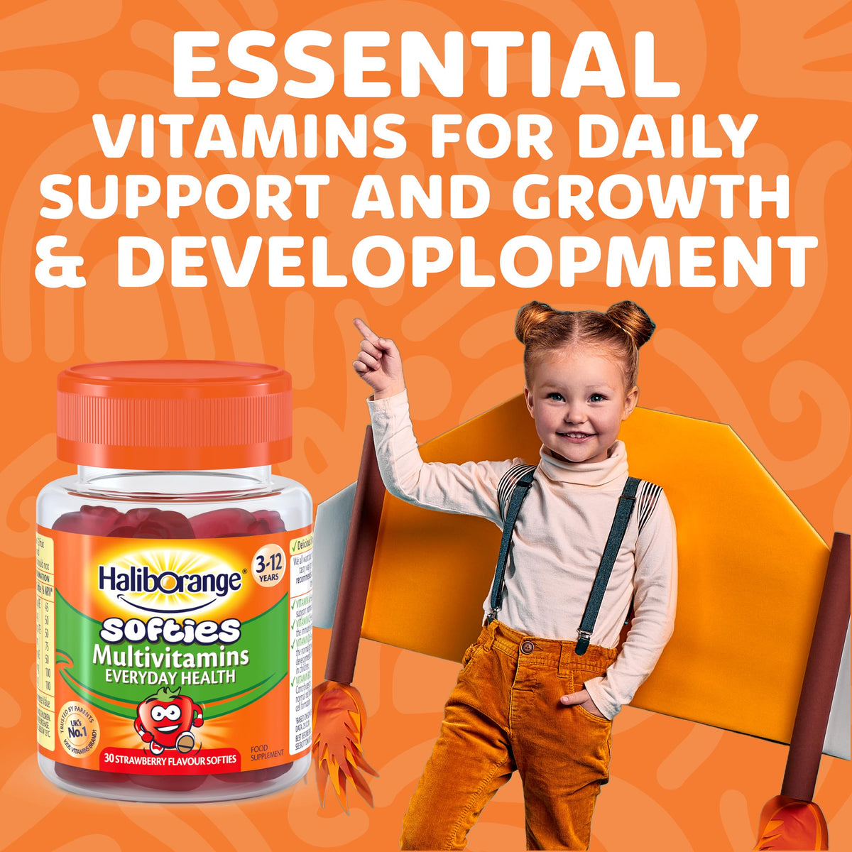 Haliborange Kids Multivitamin Strawberry Softies - 30 Softgels - image 3