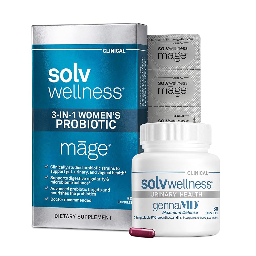 Solv Wellness GennaMD Maximum Strength Cranberry Supplement, 36 mg PAC