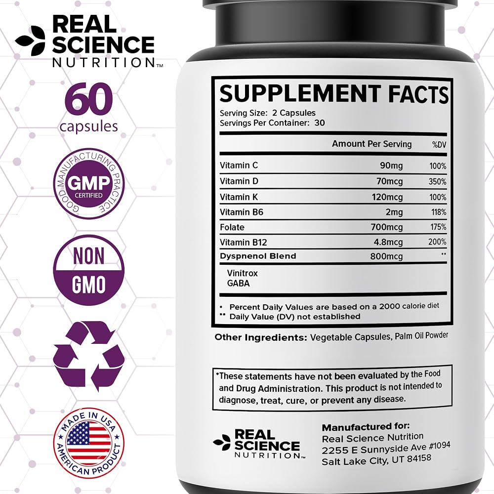 Real Science Nutrition Dyspnenol Lung Support - 60 Capsules - image 7