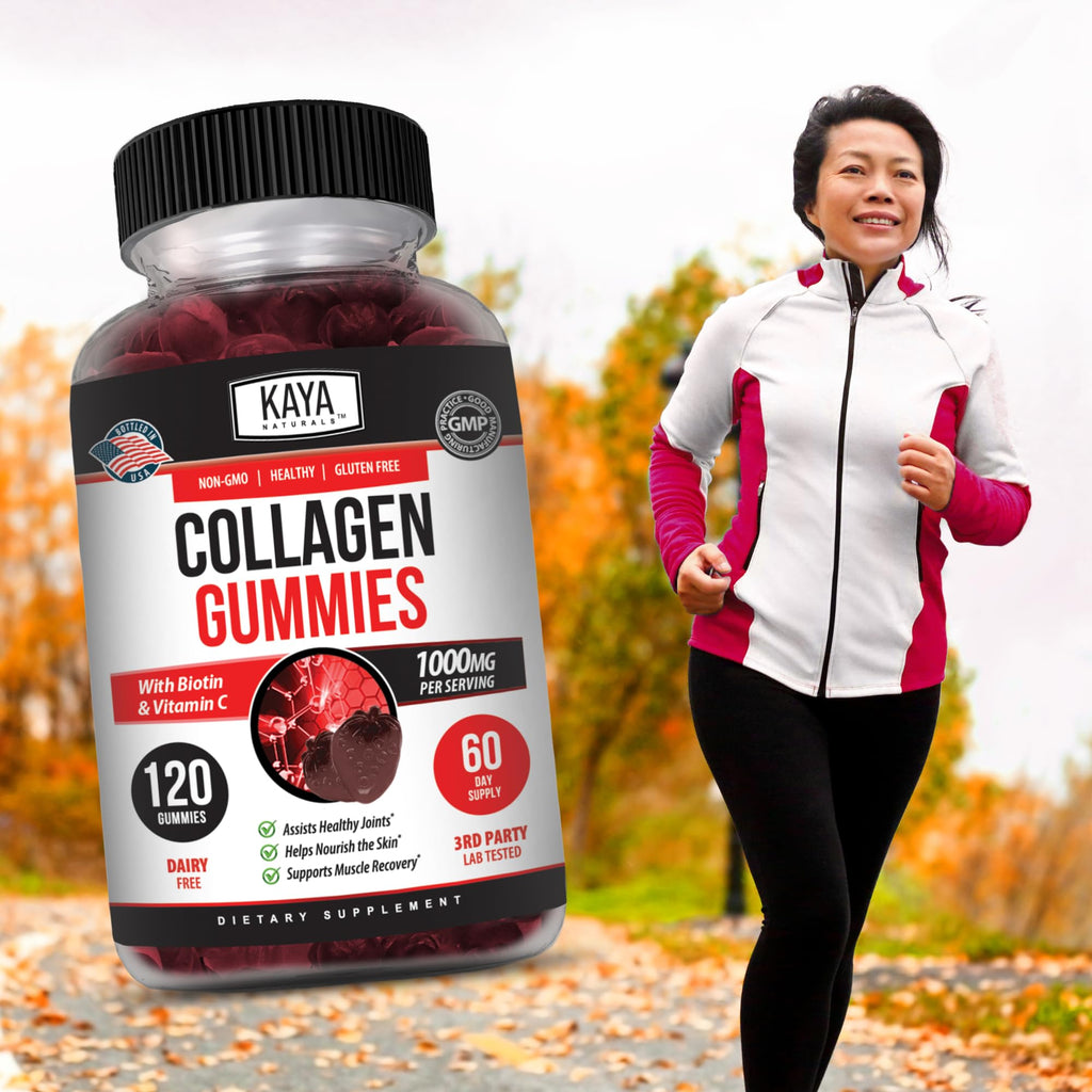 Kaya Naturals Collagen Gummies for Men & Women - Collagen Supplement